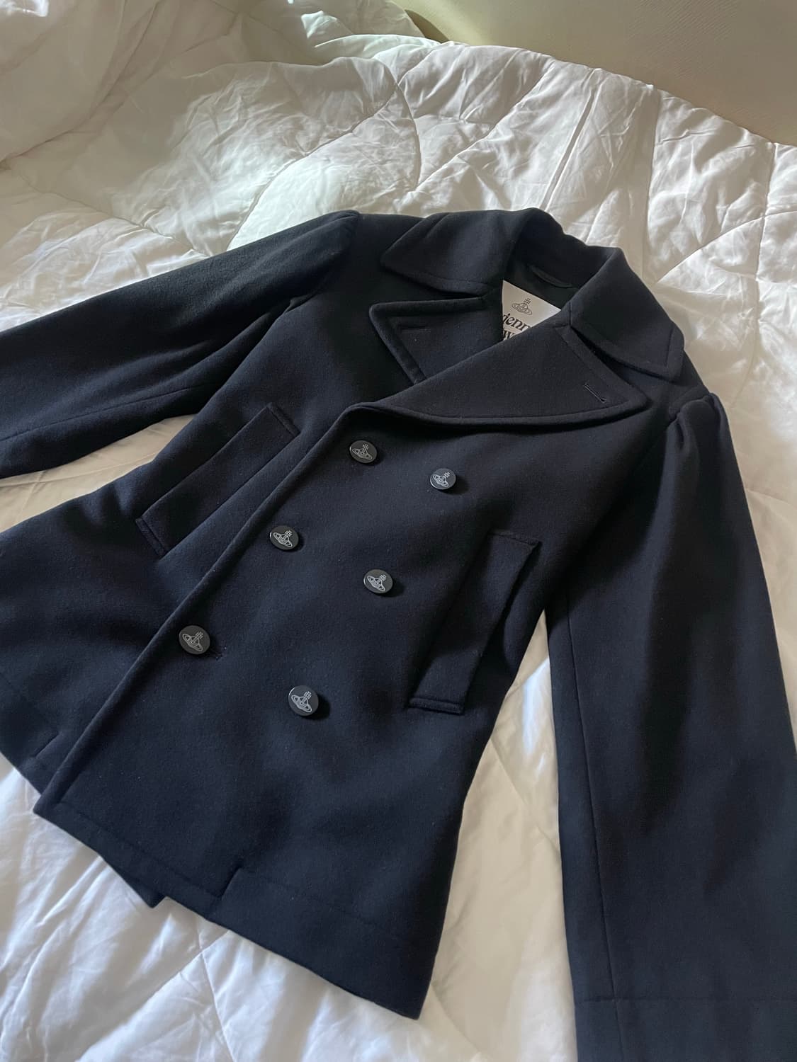 비비안웨스트우드 / 영국라벨 버진울 피코트 블랙 상품이미지6