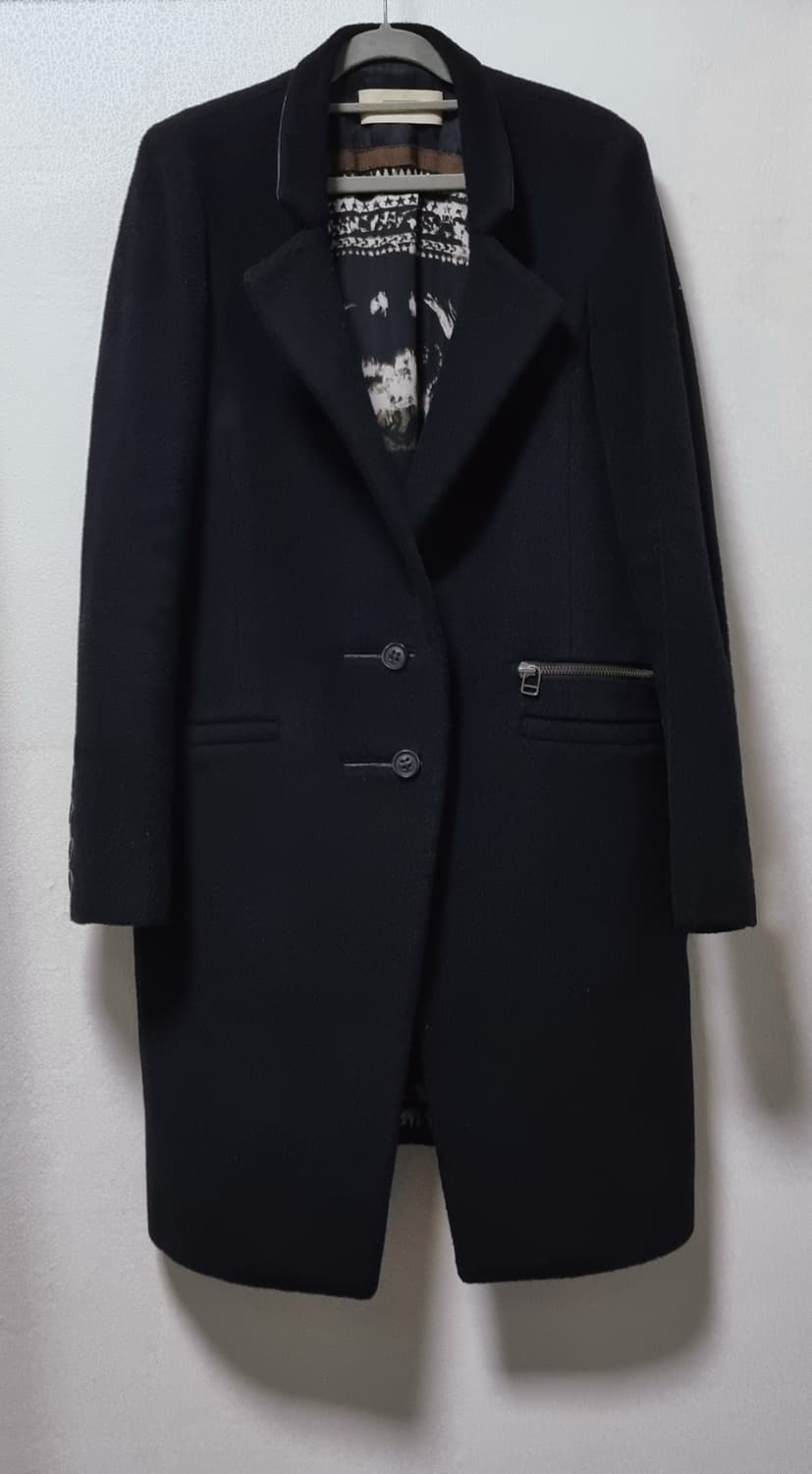 Dear I'age 블랙 코트 자켓 상품이미지2