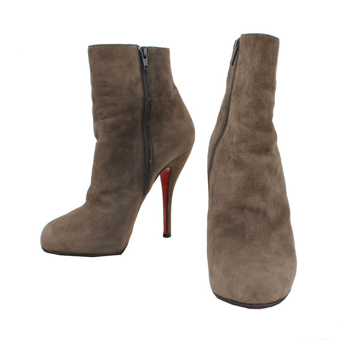크리스찬루부탱 카키그레이 앵클부츠 39 1/2 상품이미지1