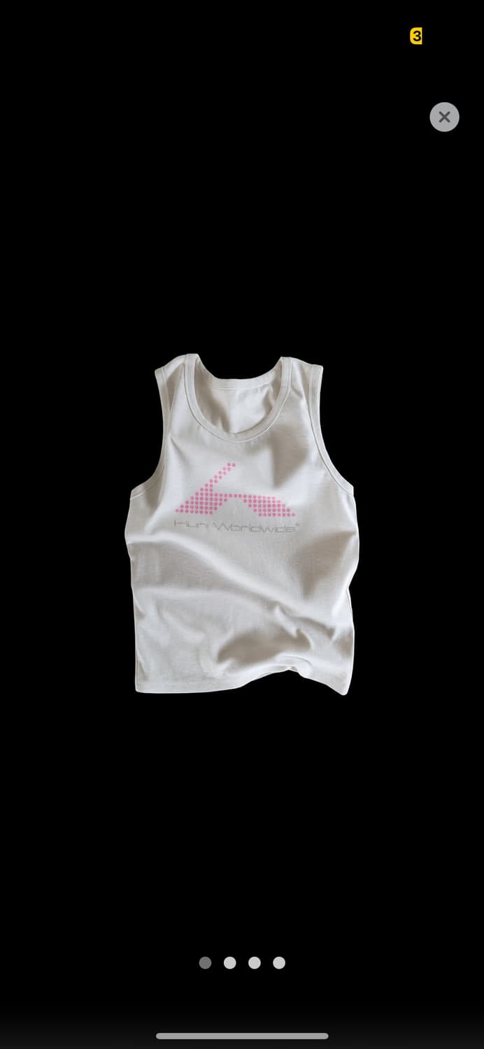 Huni Design Tank Top White 상품이미지1