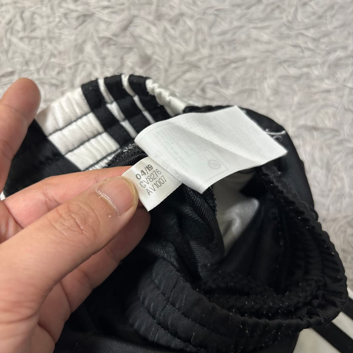 아디다스 블랙 스냅버튼 트랙팬츠 상품이미지5