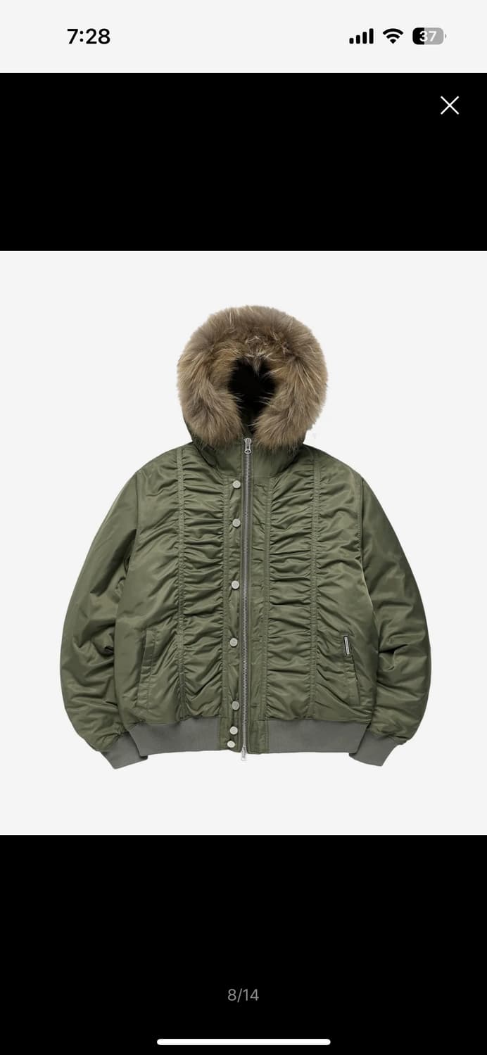 더바이닐하우스 퍼 후드 봄버자켓 상품이미지3