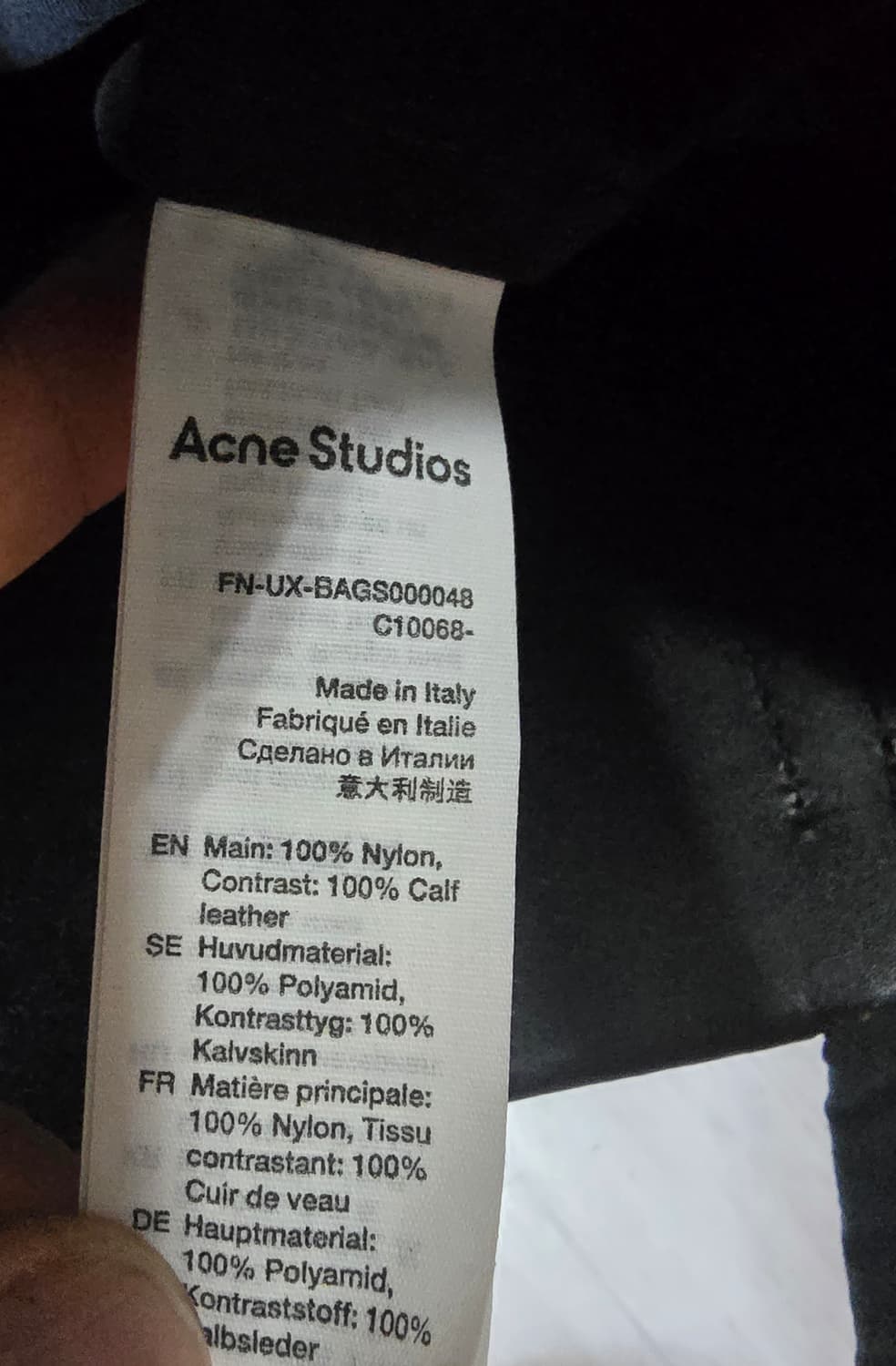 (정품) 아크네 베이커백 미니 (명품 여자 크로스백 토트백 숄더백 가방) 상품이미지7