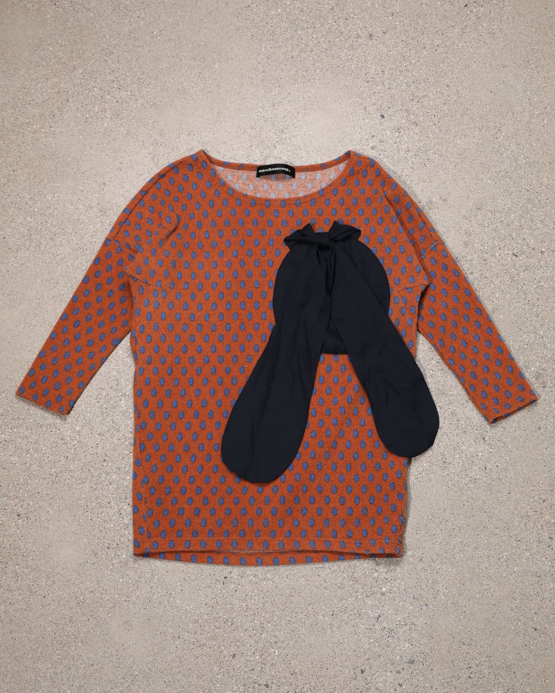 Mercibeaucoup ribbon T shirt 상품이미지2