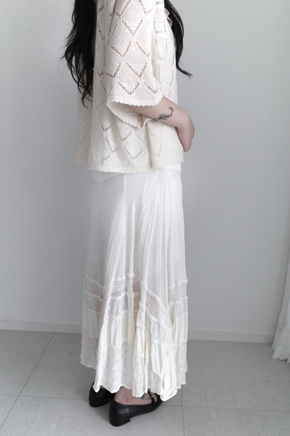 bohemian lace skirt 상품이미지8