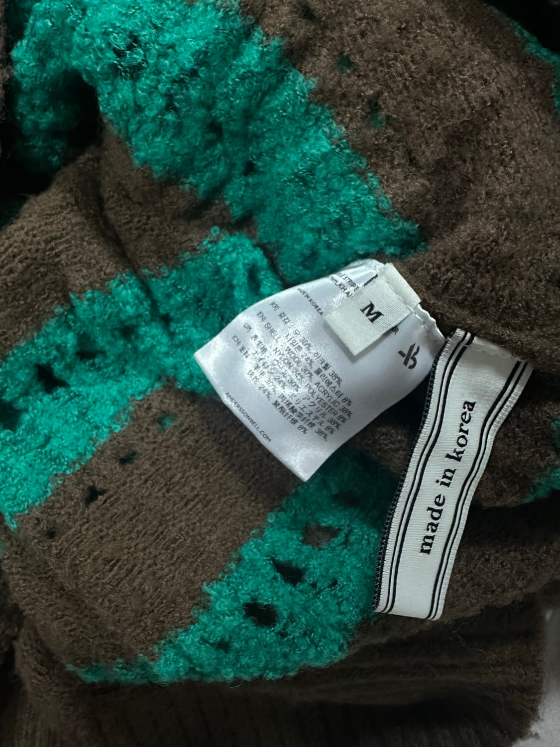 앤더슨벨 버블 스트라이프 니트 상품이미지3