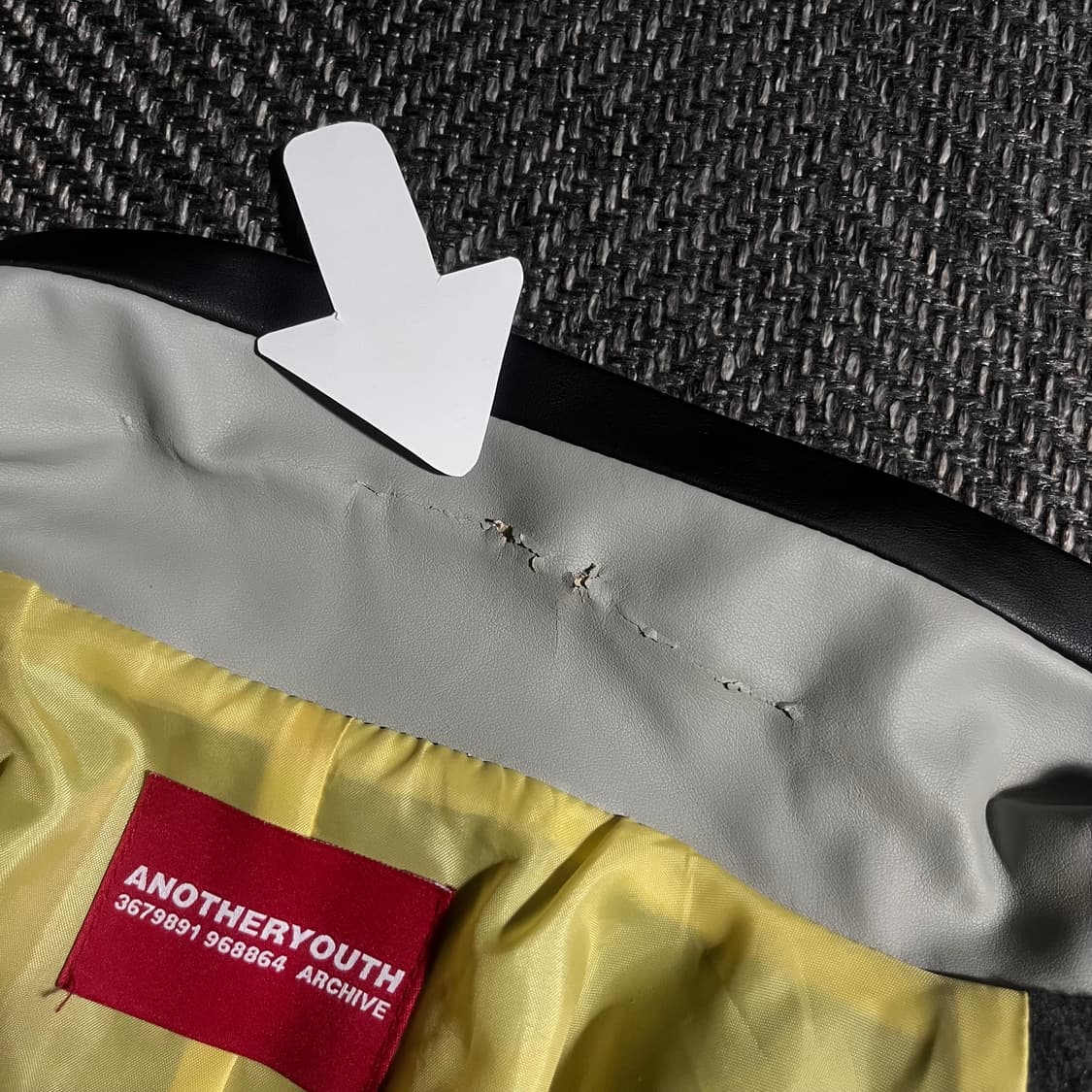 [OS] ANOTHERYOUTH 어나더유스 콤비 울 자켓 상품이미지5