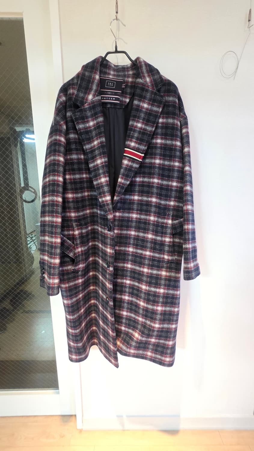 로맨틱 크라운 겨울 체크 코트 (L) 상품이미지1