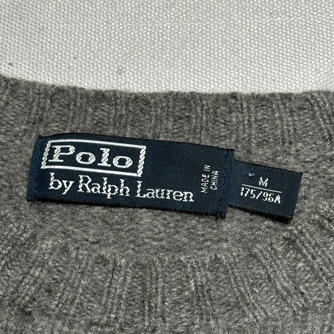 M 폴로랄프로렌 그레이 울 니트 상품이미지4
