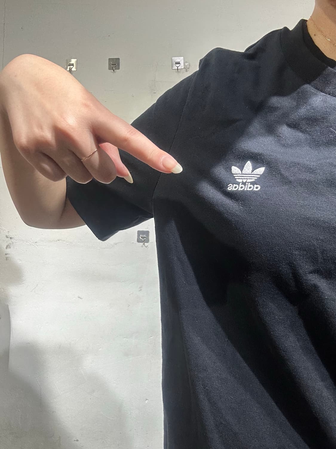 아디다스 블랙 새상품 파이어버드 로고 원피스 M 상품이미지4