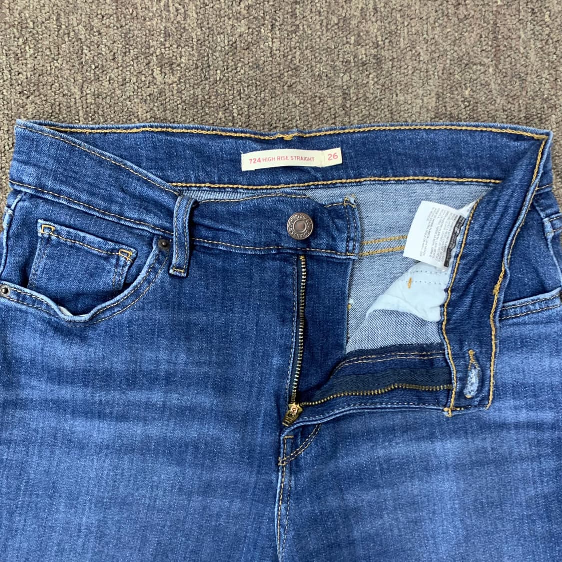 [27] 리바이스 724 하이웨스트 스트레이트핏 데님팬츠 상품이미지4