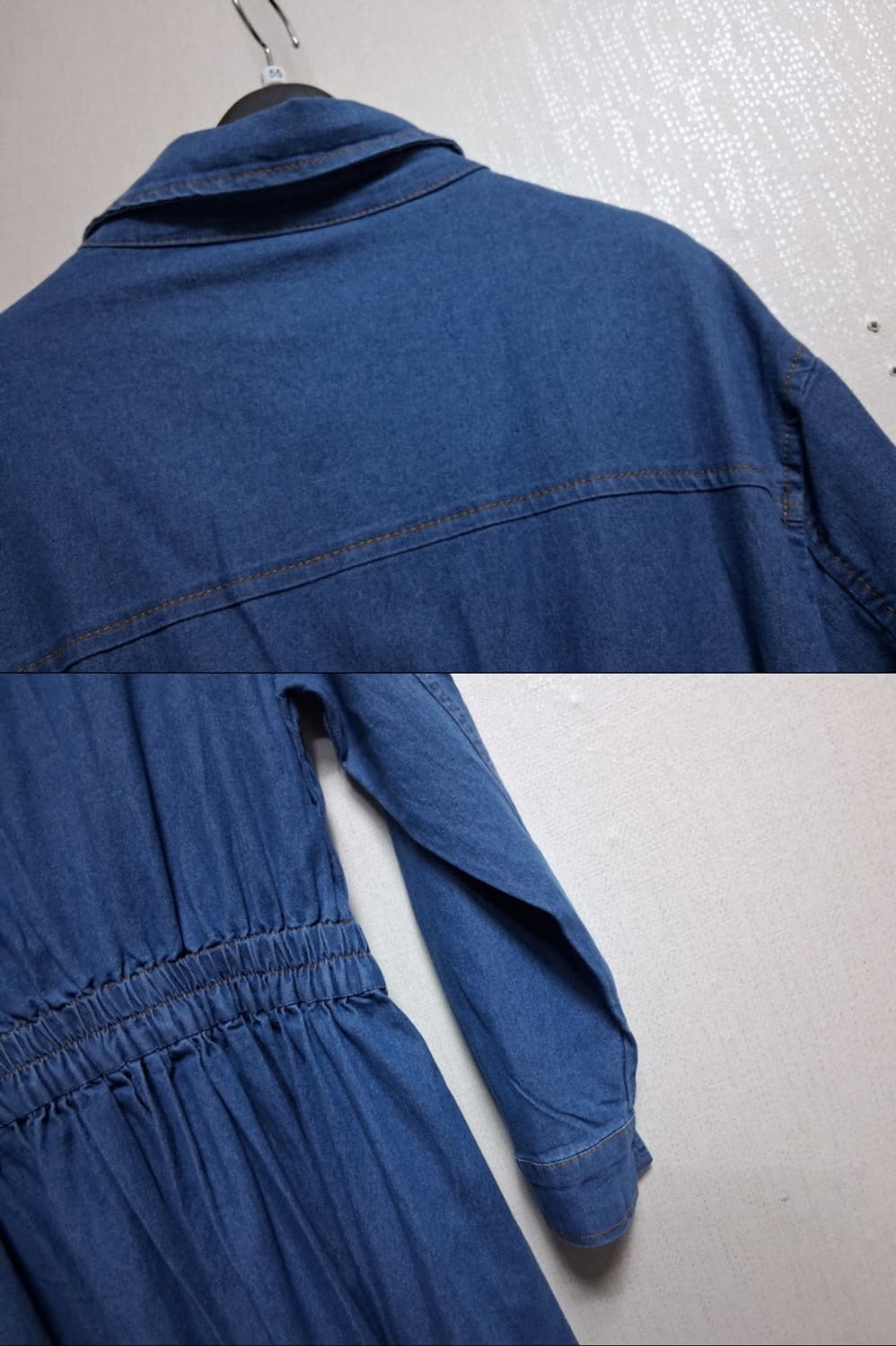 여성 긴팔 청롱원피스 새제품상태 5566
 상품이미지6