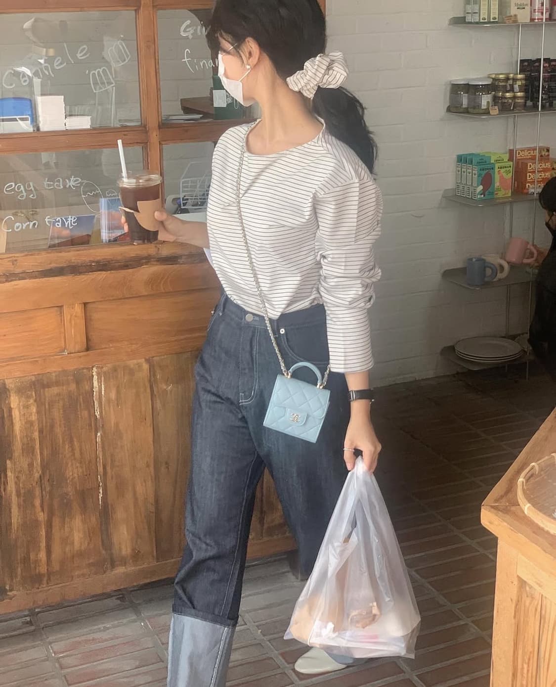 게드 ged 스트라이프 긴팔 티셔츠  상품이미지1