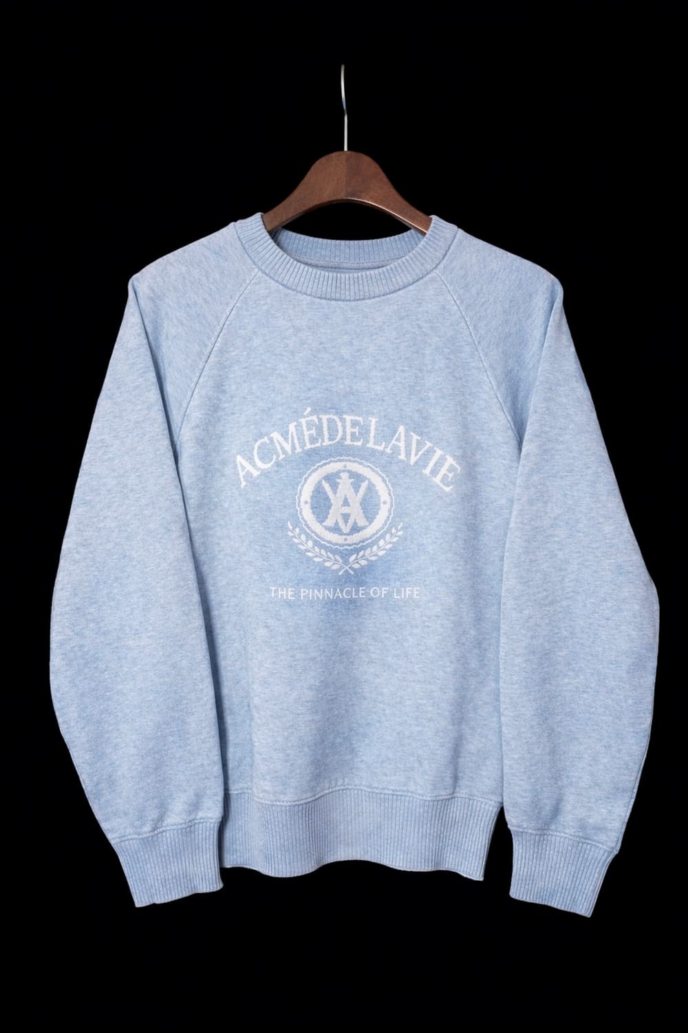 아크메드라비 ADLV 로고 맨투맨 하늘색 상품이미지1