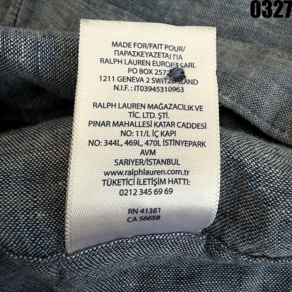 폴로 랄프로렌 코튼 버튼다운 셔츠 S 0327  상품이미지8