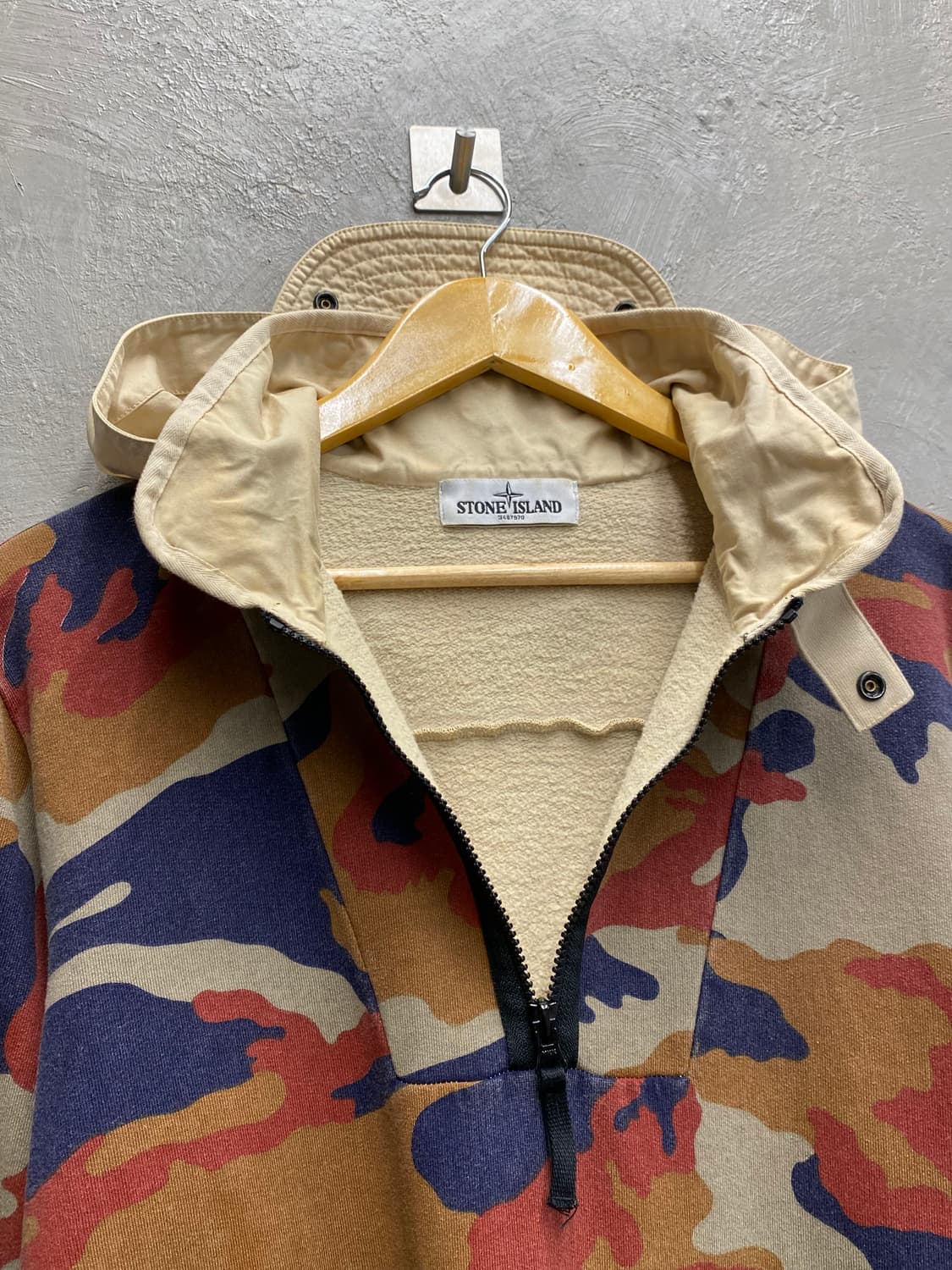 [M] 스톤아일랜드 2012 아카이브 카모플라쥬 풀오버 후디 상품이미지4