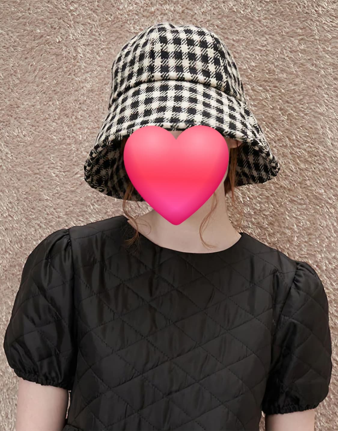 브라운햇 여성겨울모자 체크모자 세인트햇 버킷햇 클로슈햇 KG42 상품이미지8