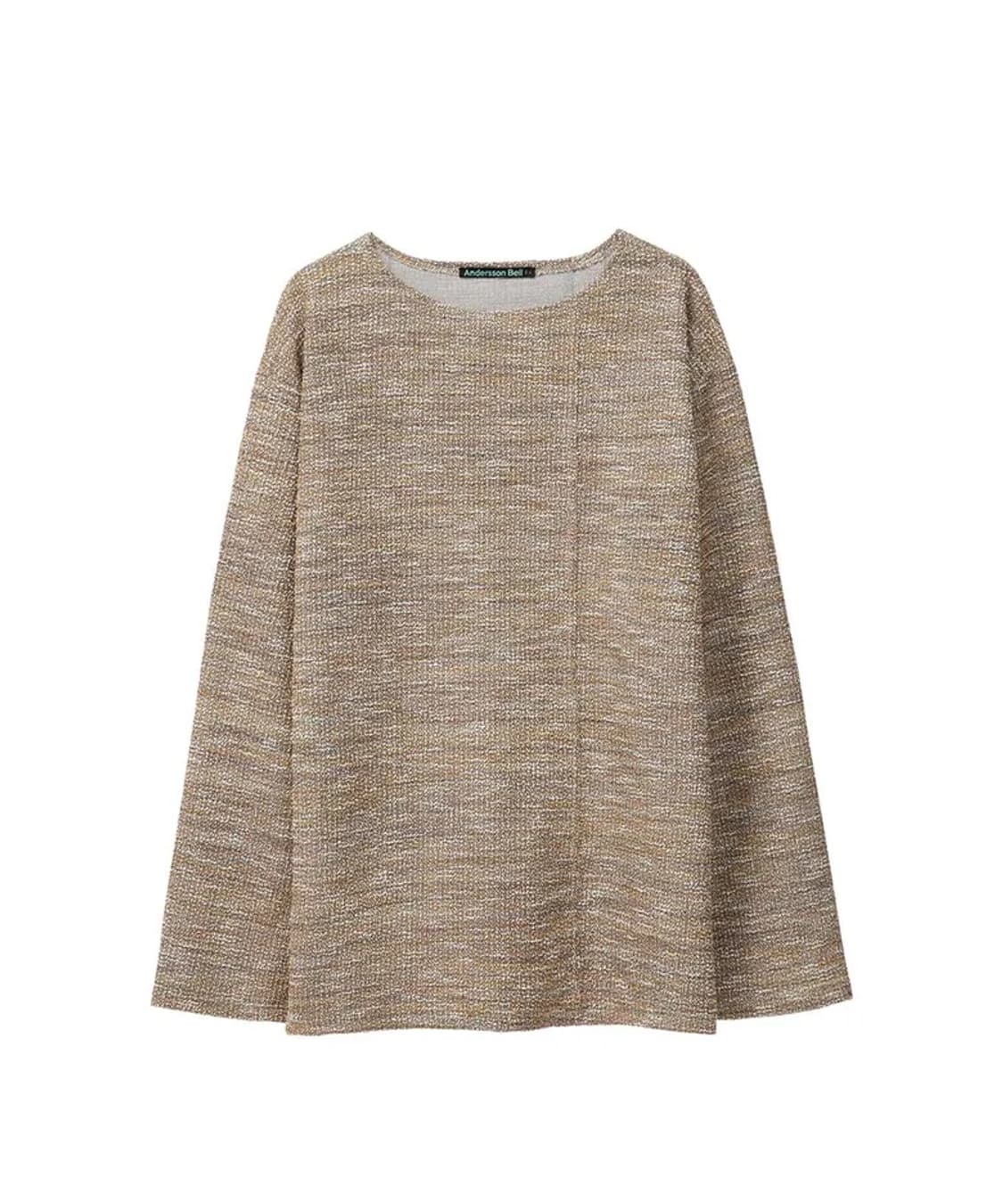 엔더슨벨 썸머 부클 보트 넥 풀오버(BEIGE) 상품이미지1