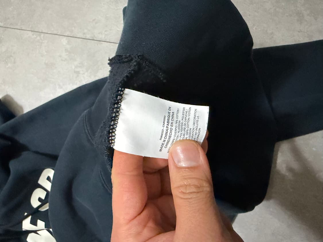 나이키 SB 블랙컬러 로고스펠아웃 빈티지 스웻후드셔츠 95size  상품이미지3