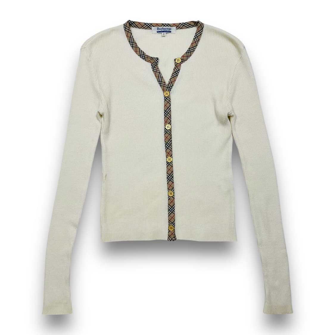 Burberry 90s Nova Check Slim Cardigan 상품이미지1