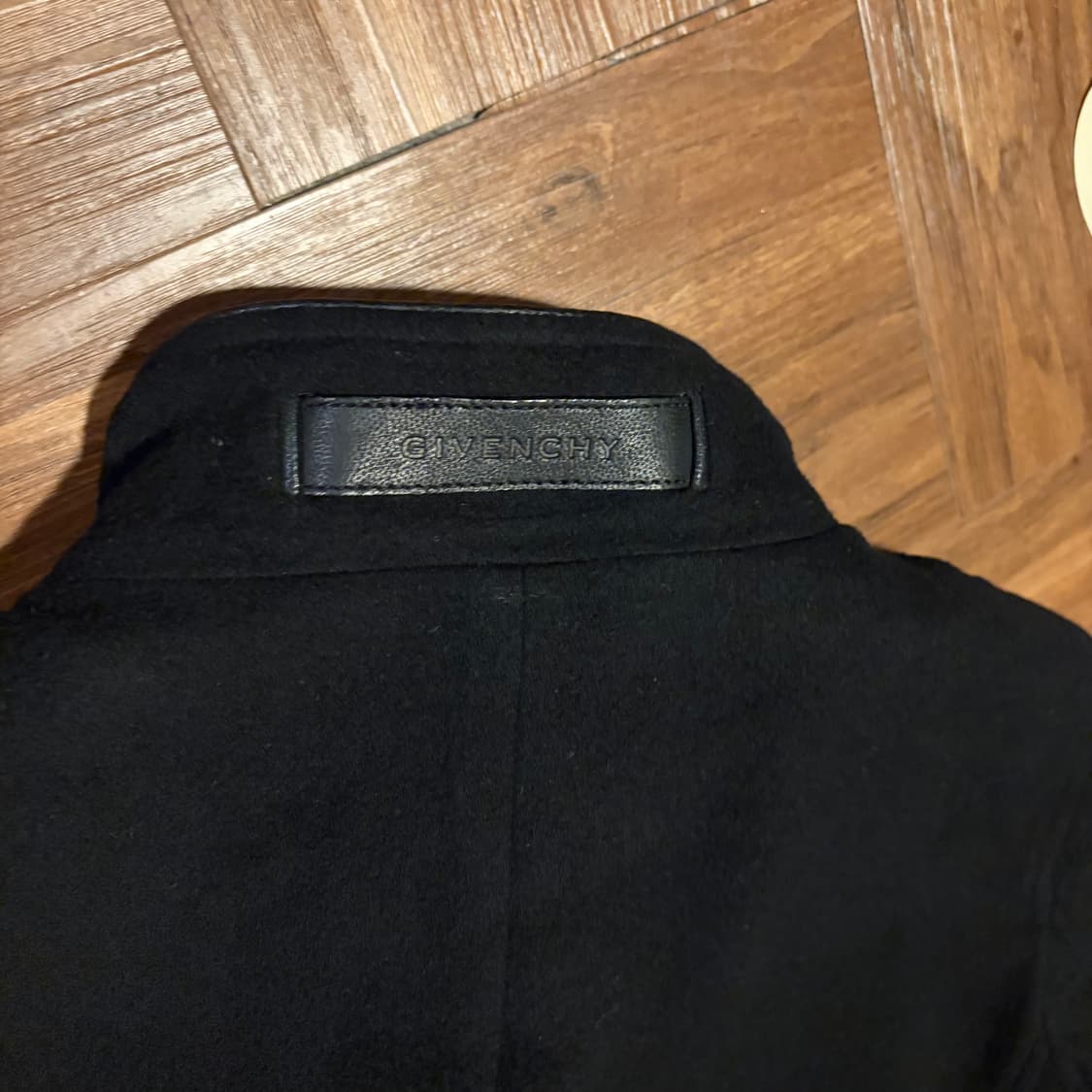 Givenchy high neck leather cashmere coat 상품이미지7