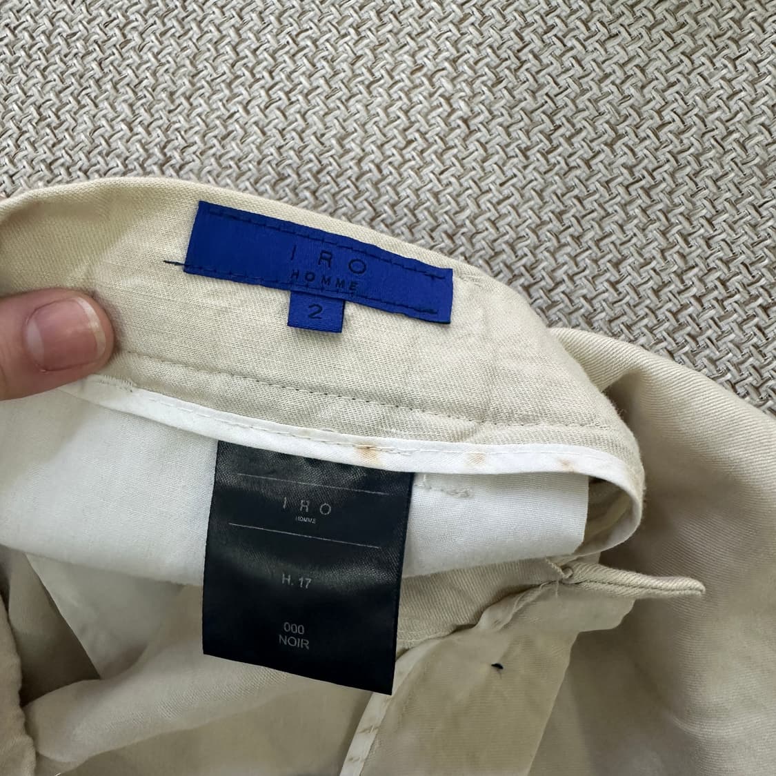 2 IROHOMME 베이지 5부 팬츠 0415D 상품이미지2