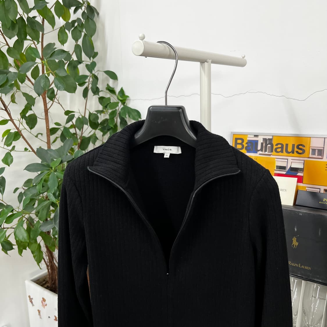 빈스 풀오버 하프집업 XS 상품이미지2