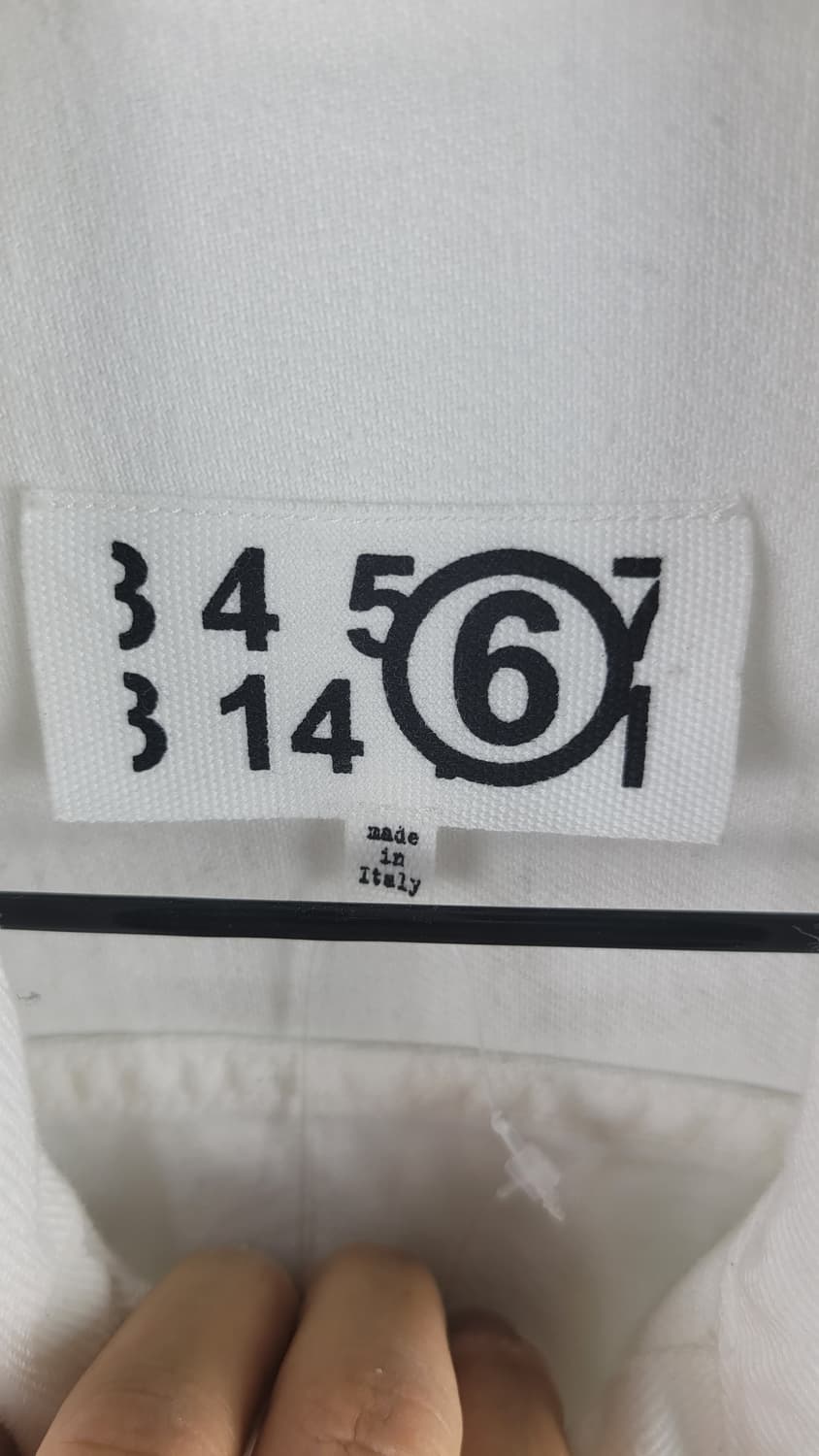 MM6 Maison Margiela 화이트 데님 자켓 상품이미지5