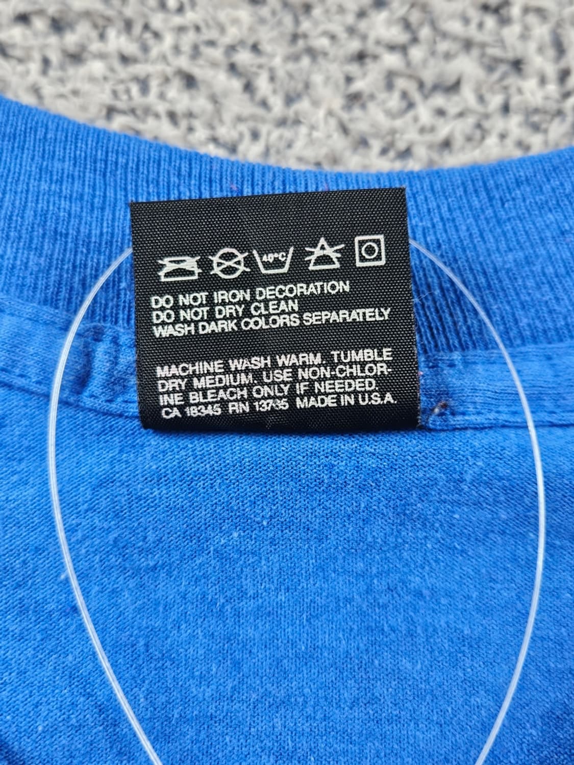 8~90's USA 프룻오브더룸 싱글스티치 롱슬리브 (2XL)/11363 상품이미지9