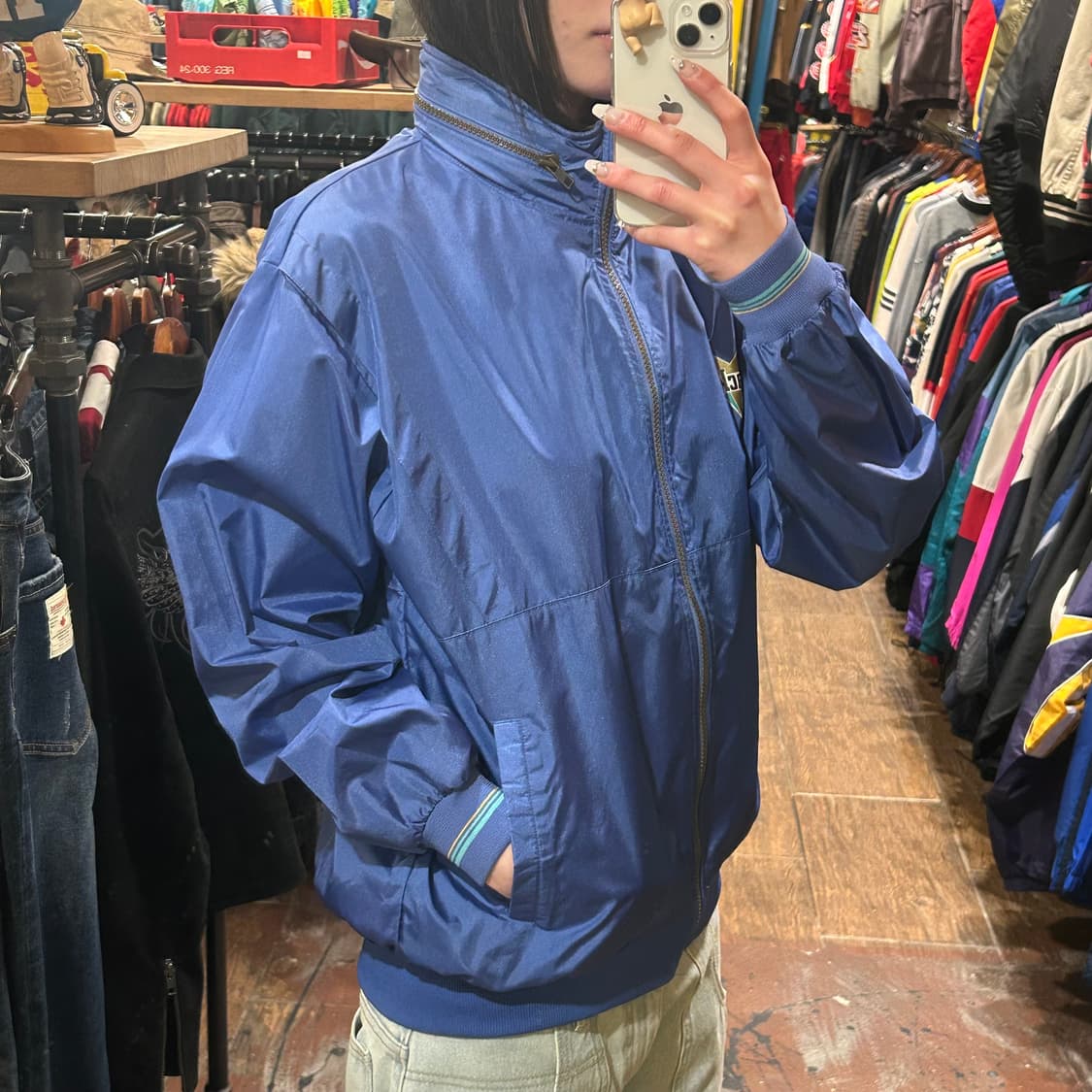 [HI] stacky 바람막이 블루 상품이미지3