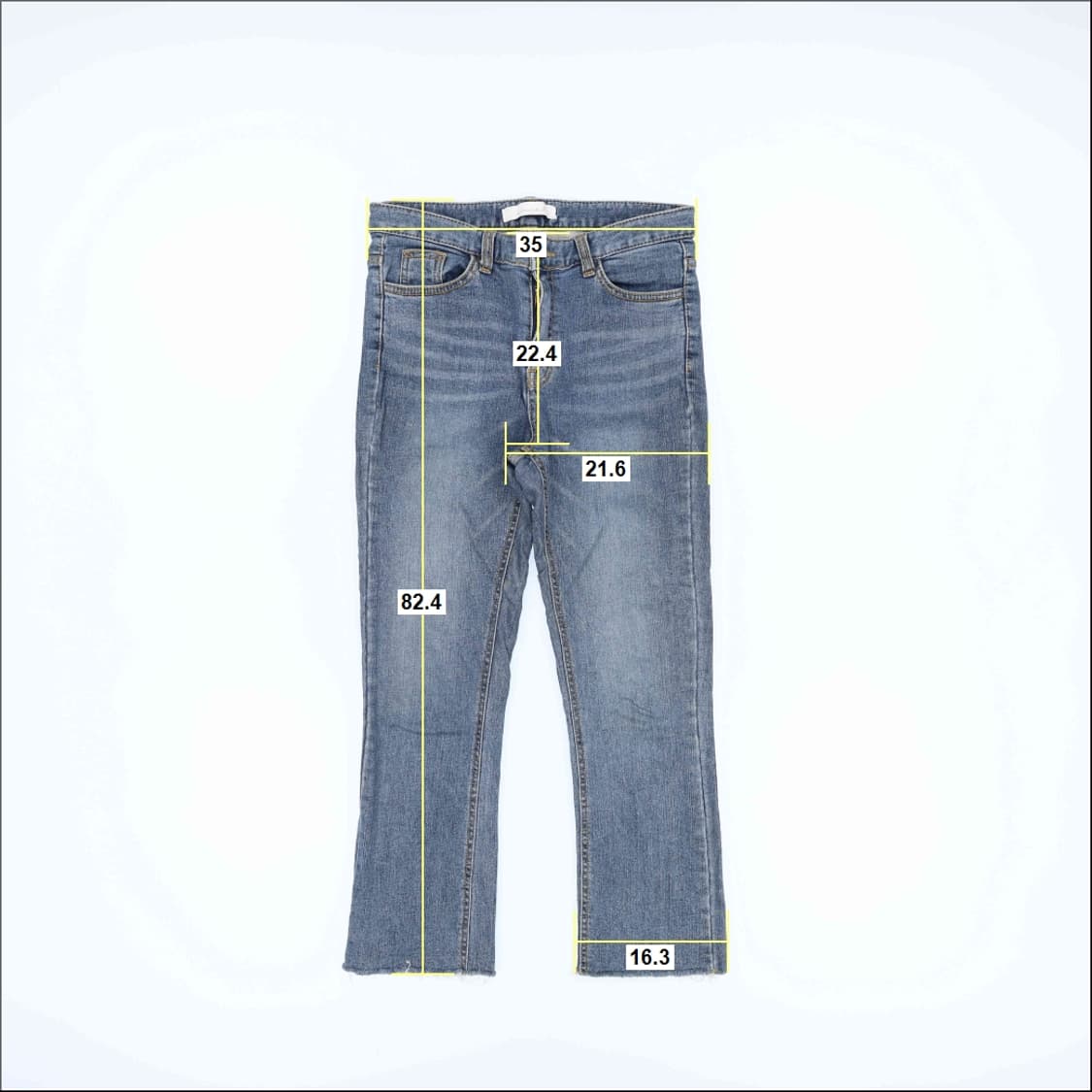 [26(S)] 여성 빈티지 슬림 기모 데님팬츠 1104HR3 상품이미지7
