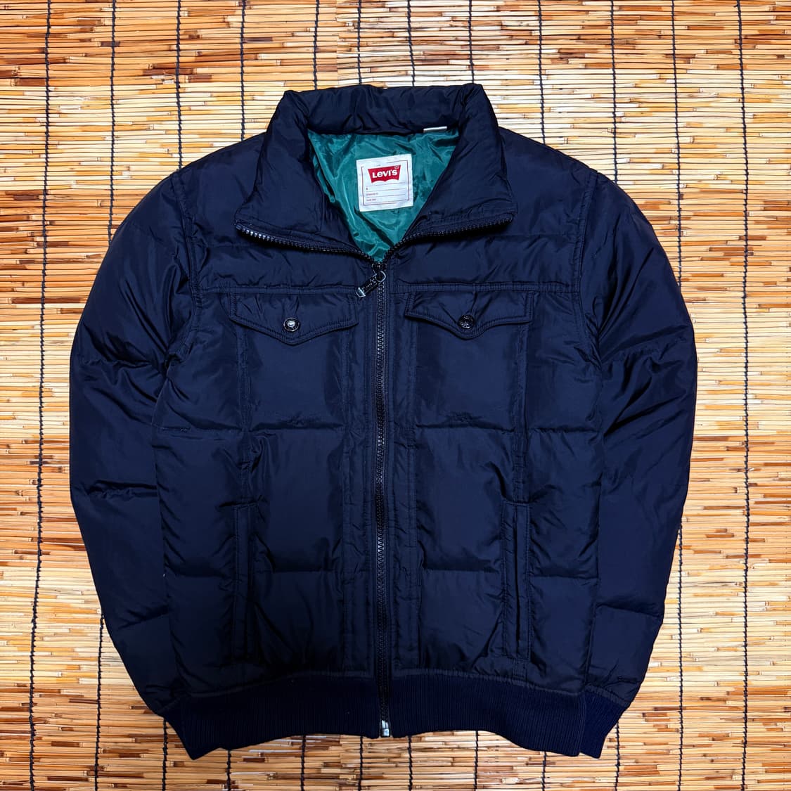 리바이스 블랙 푸퍼 패딩 s 상품이미지1