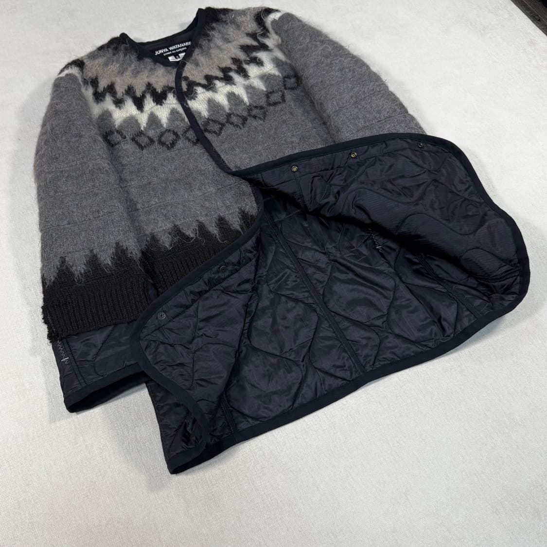 Quilted Sweater Jacket 상품이미지3