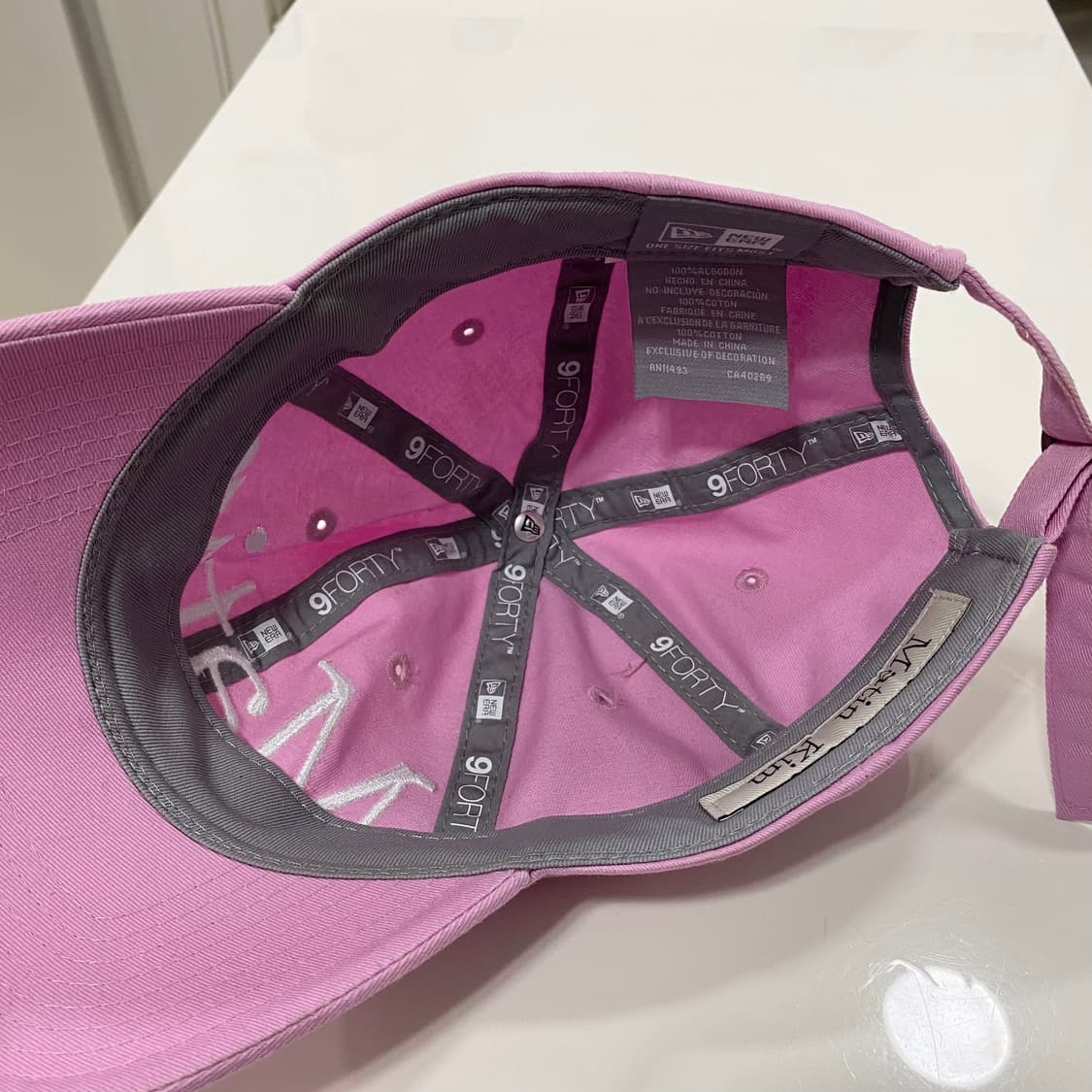 마뗑킴 뉴에라 볼캡 핑크 상품이미지5