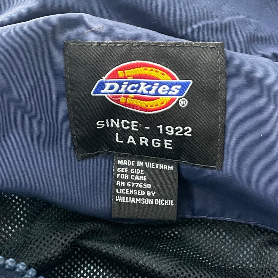 L 디키즈 네이비 바람막이 자켓 0304S1 상품이미지2