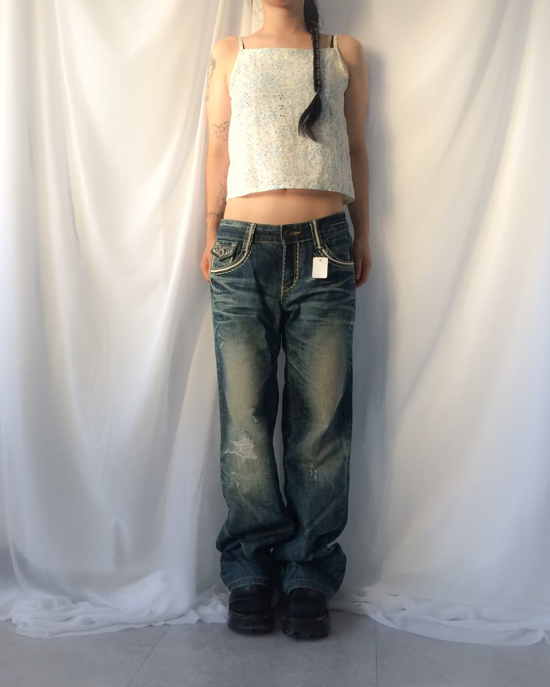 Flower pattern sleeveless 상품이미지5