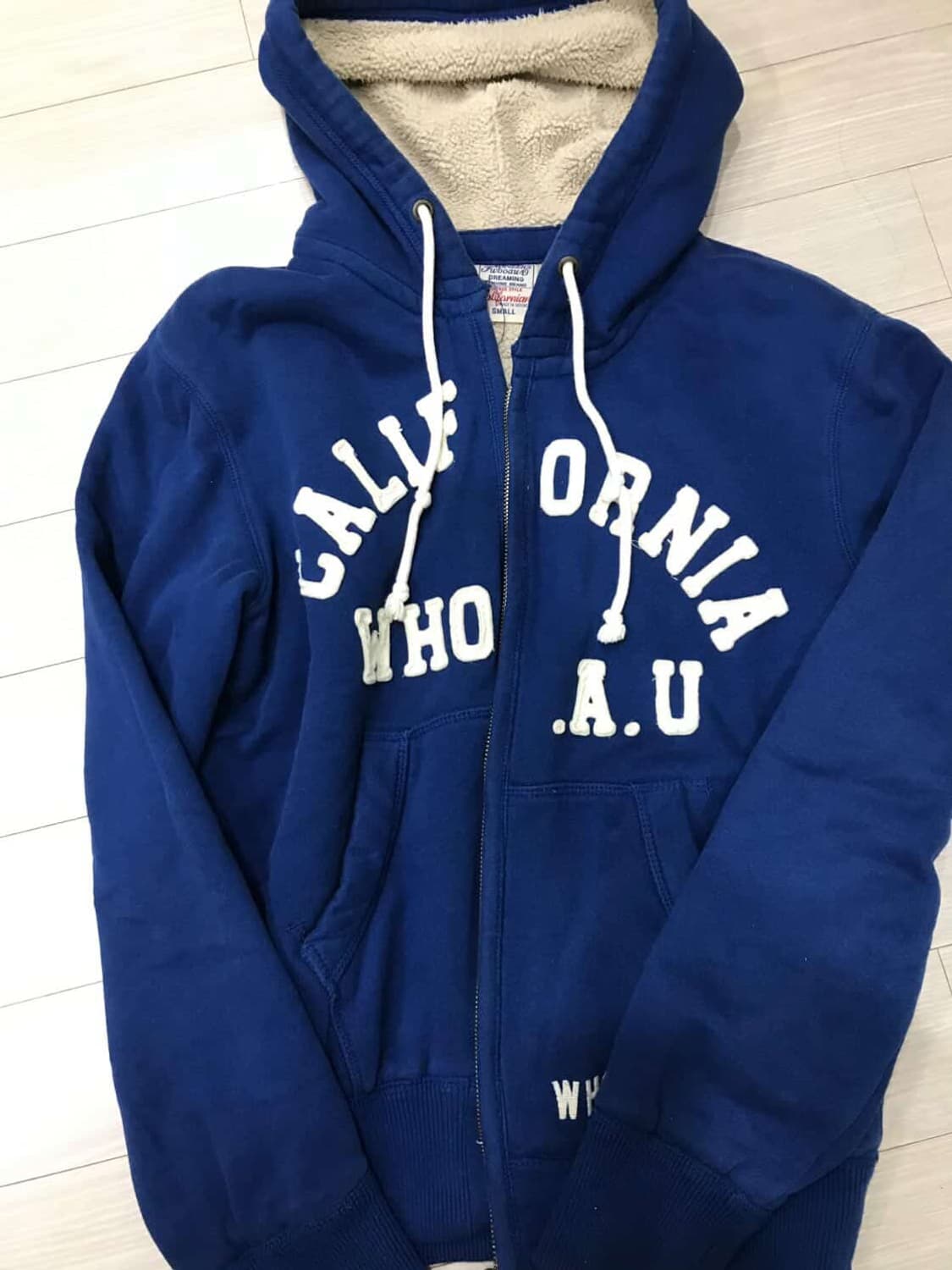 후아유 딥블루 후드집업 상품이미지1