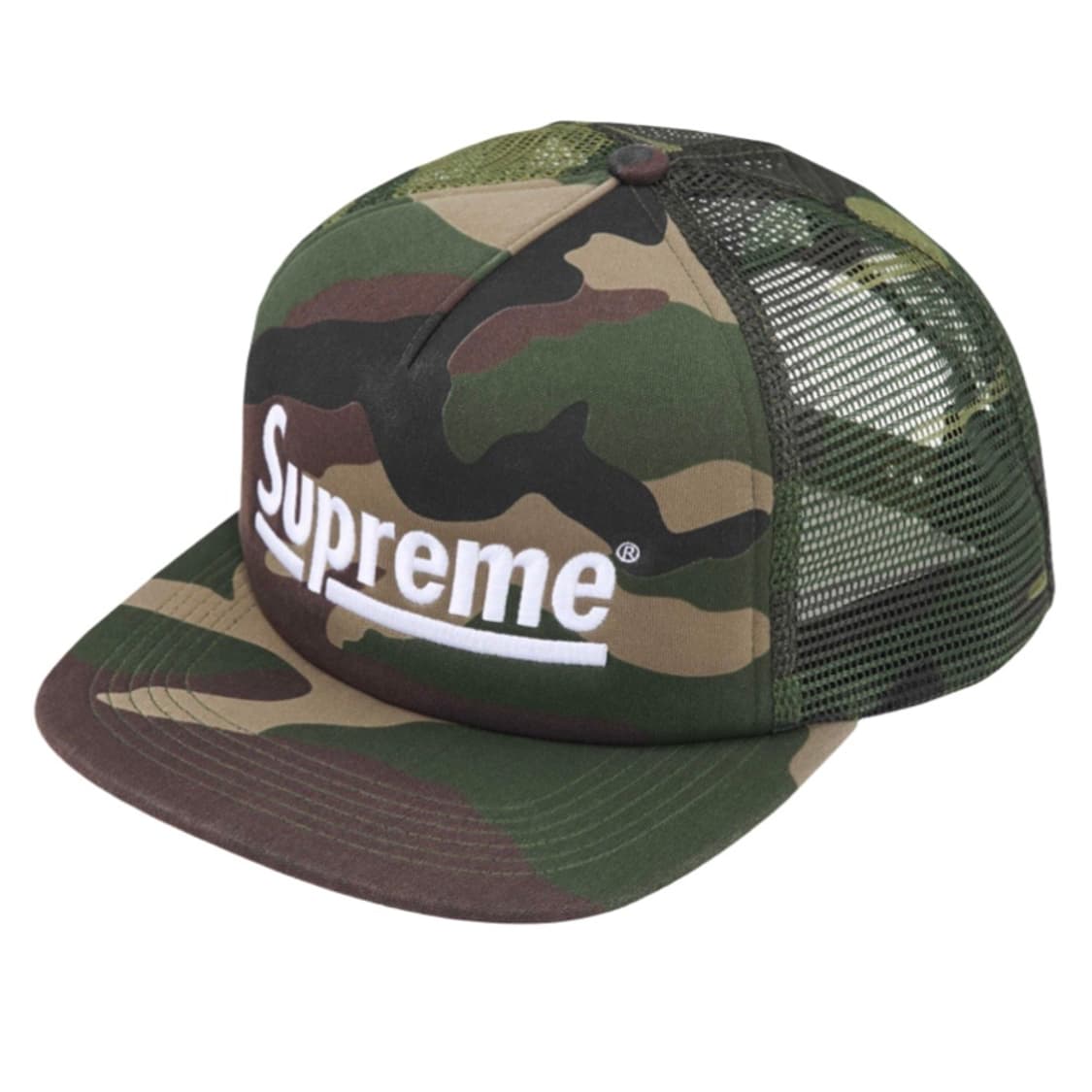 슈프림 언더라인 메쉬 백 5-패널 우드랜드 카모 상품이미지7