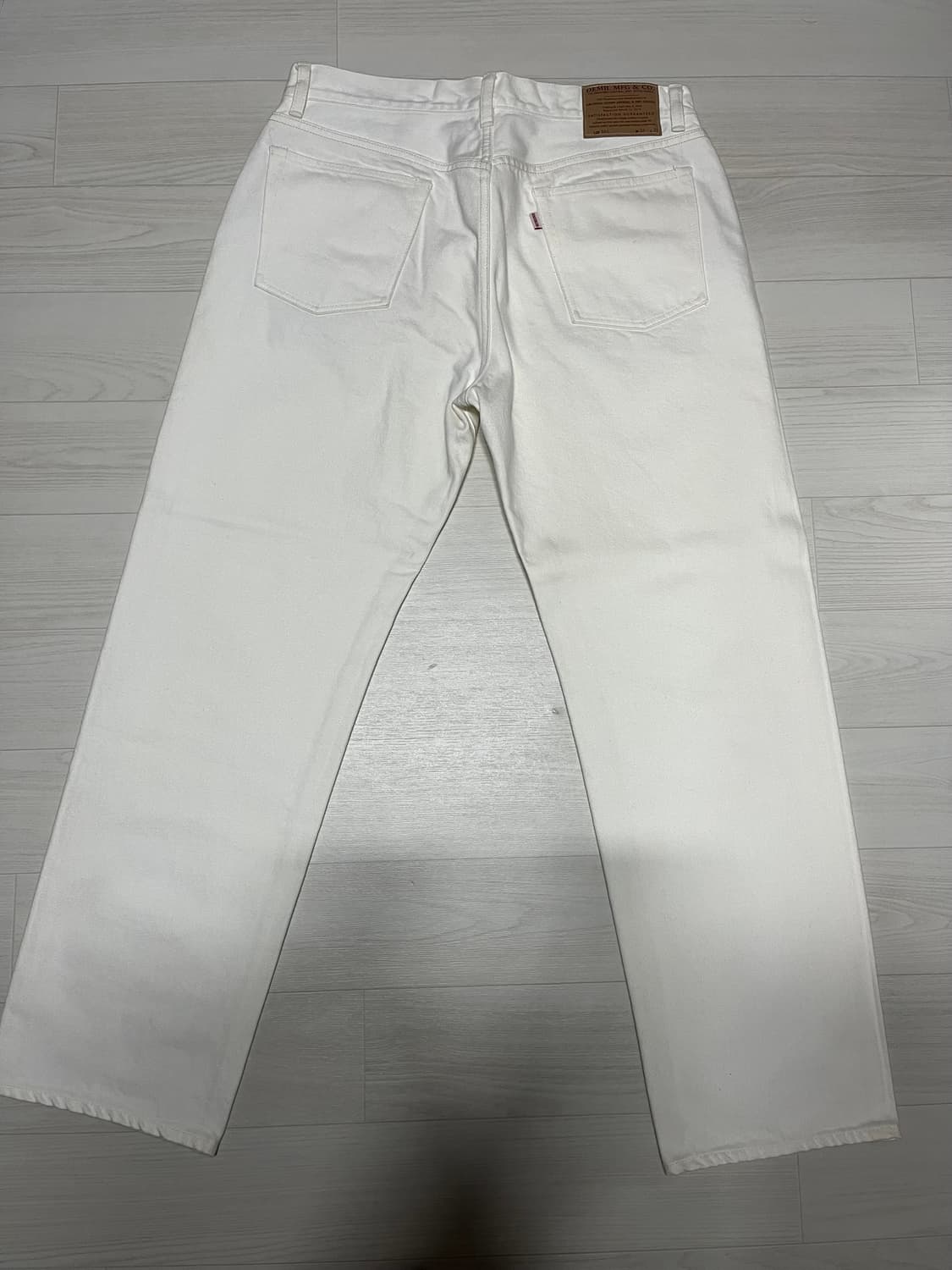 데밀 x 유니페어 Lot 164 셀비지 데님 팬츠 판매합니다. 상품이미지2