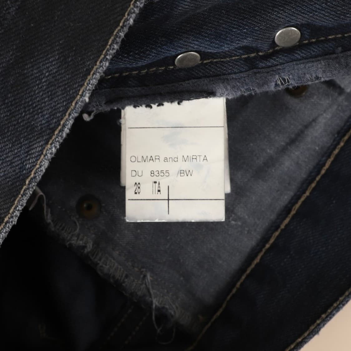 28 / Rick Owens 올마앤밀타 데님 아카이브 팬츠 상품이미지8