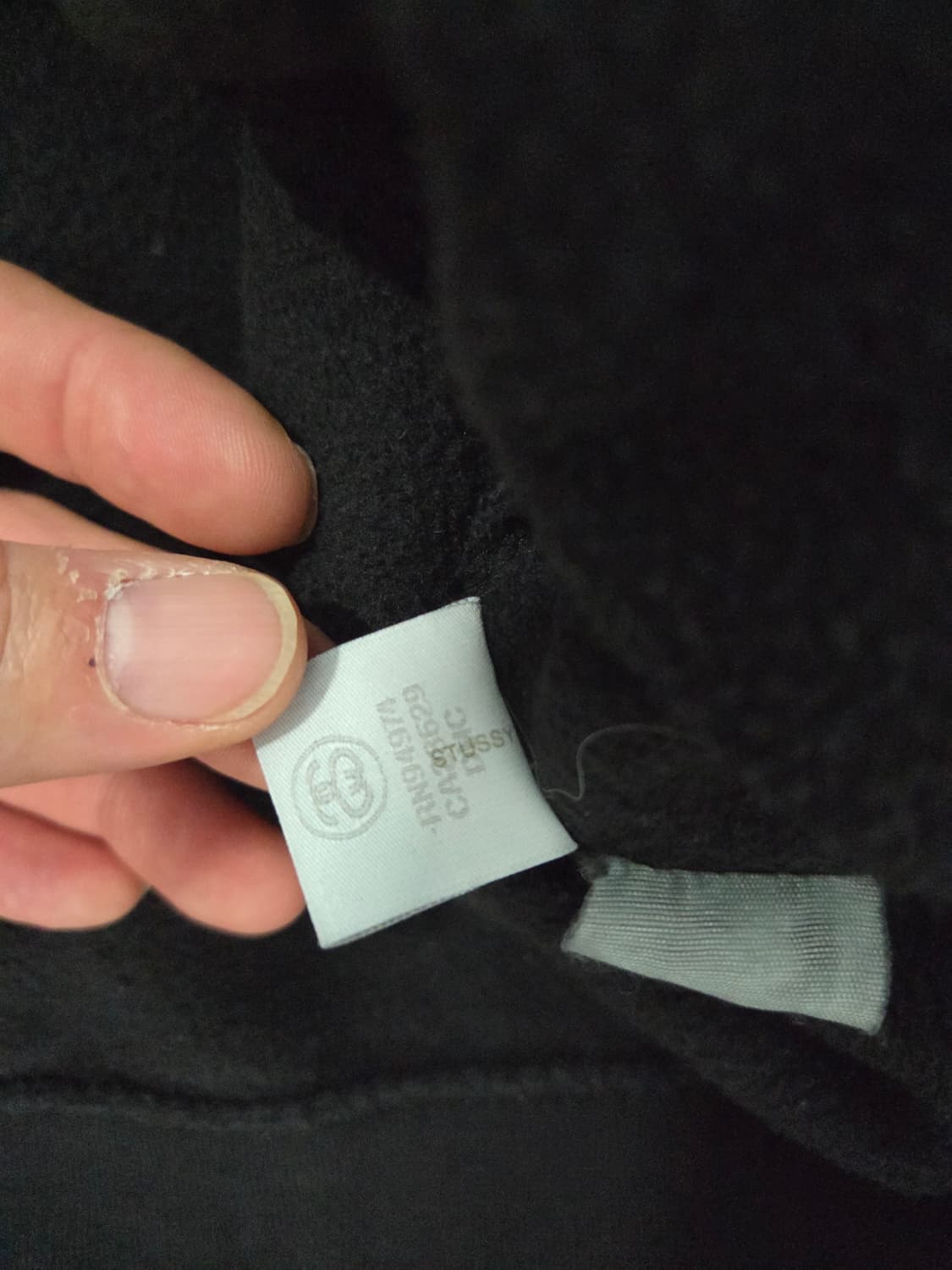 스투시 월드투어 맨투맨 블랙 상품이미지6