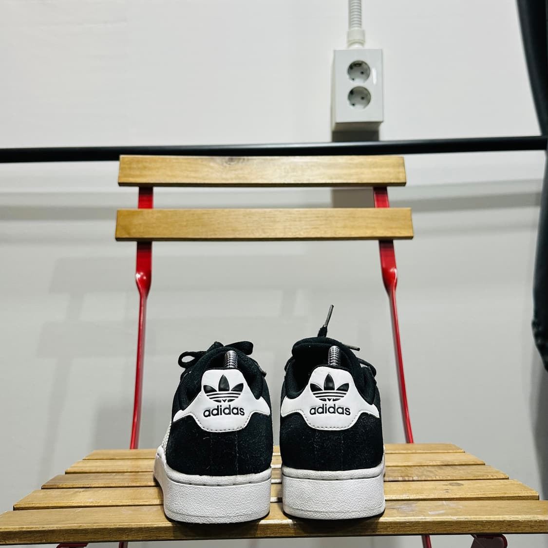 230) 아디다스 운동화 여성 여자 신발 캠퍼스 2 블랙 화이트 상품이미지4