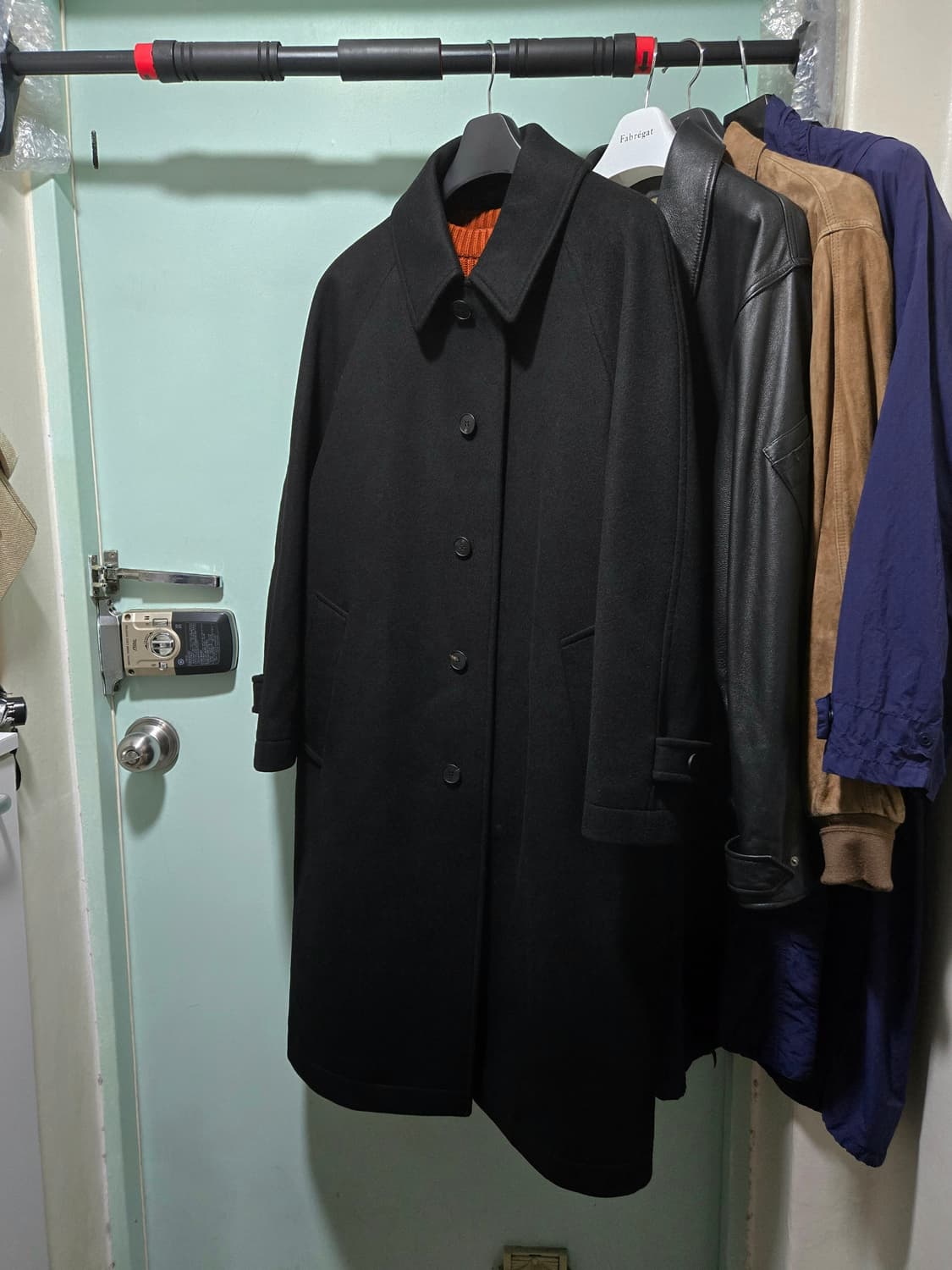 마마가리 캐시미어 블렌드 오버사이즈 맥코트 50 블랙 XL 105 110 상품이미지1