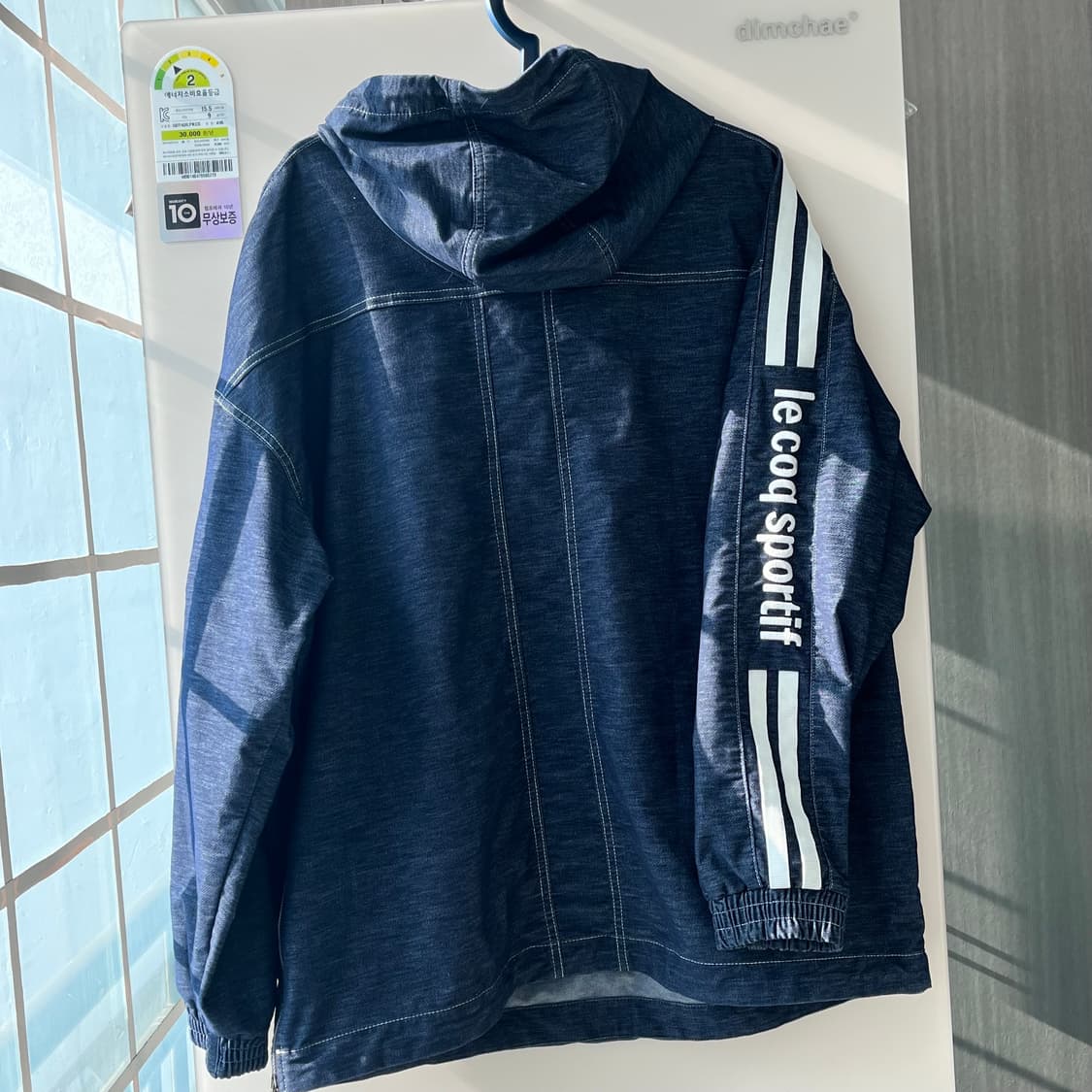 르꼬끄 Le Coq  데님 후드집 아노락 자켓 XL 상품이미지7