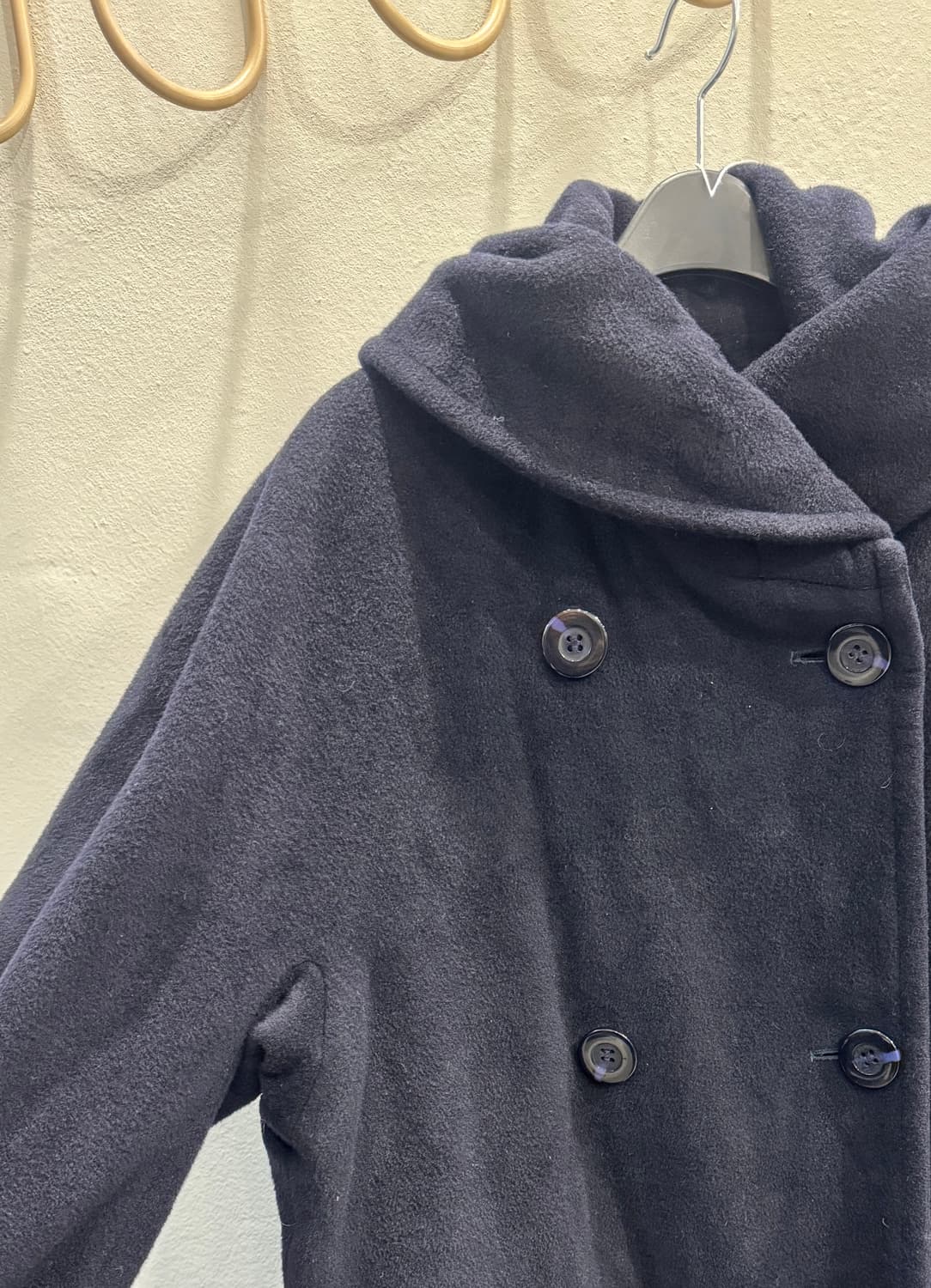japan vintage 양모 더블버튼 코트 상품이미지4
