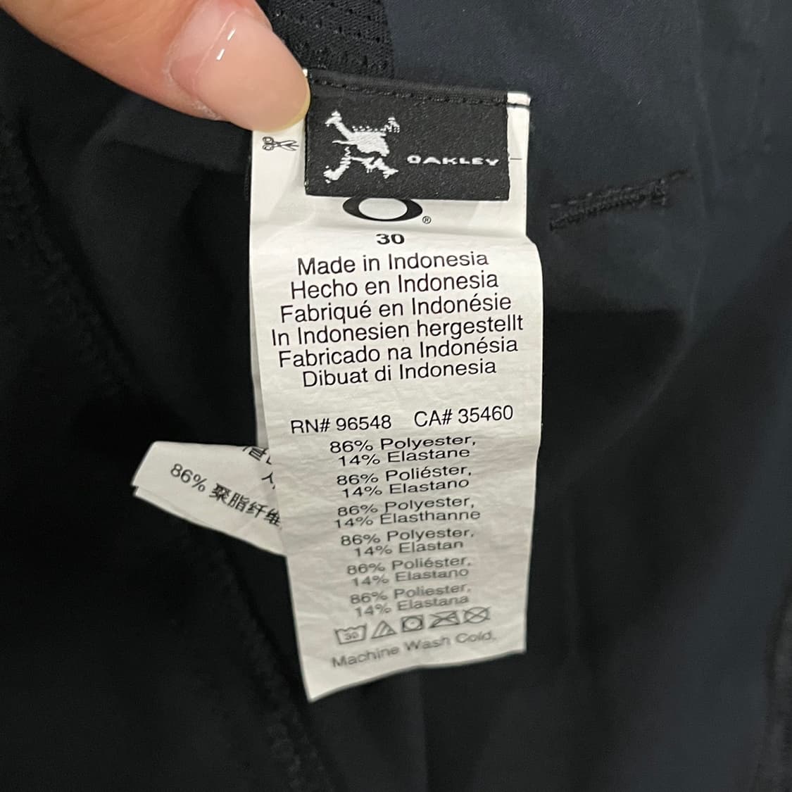 [정품/30] 오클리 블랙 반바지 b18 상품이미지4