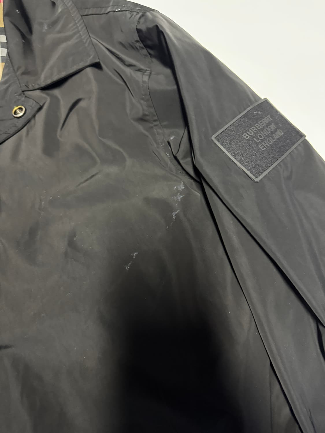 버버리 런던 커스텀 패치 코치 자켓 M 상품이미지5