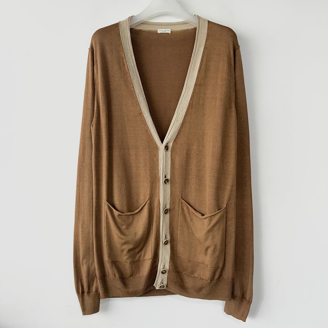 이태리 PAOLO PECORA 실크코튼 가디건 상품이미지1