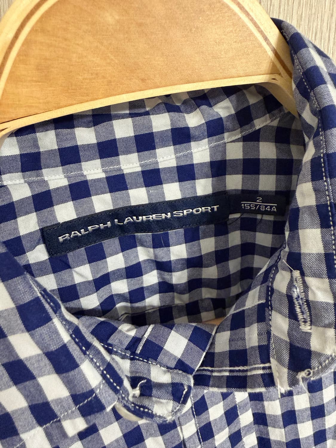 폴로 체크 셔츠 상품이미지3