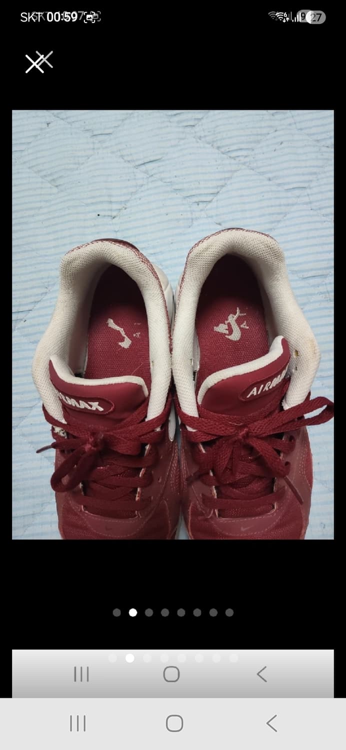 나이키 에어맥스 코트 버건디 265 상품이미지2